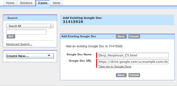 Google Apps integration