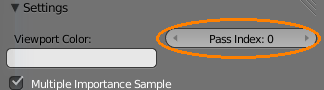 cycles material pass index