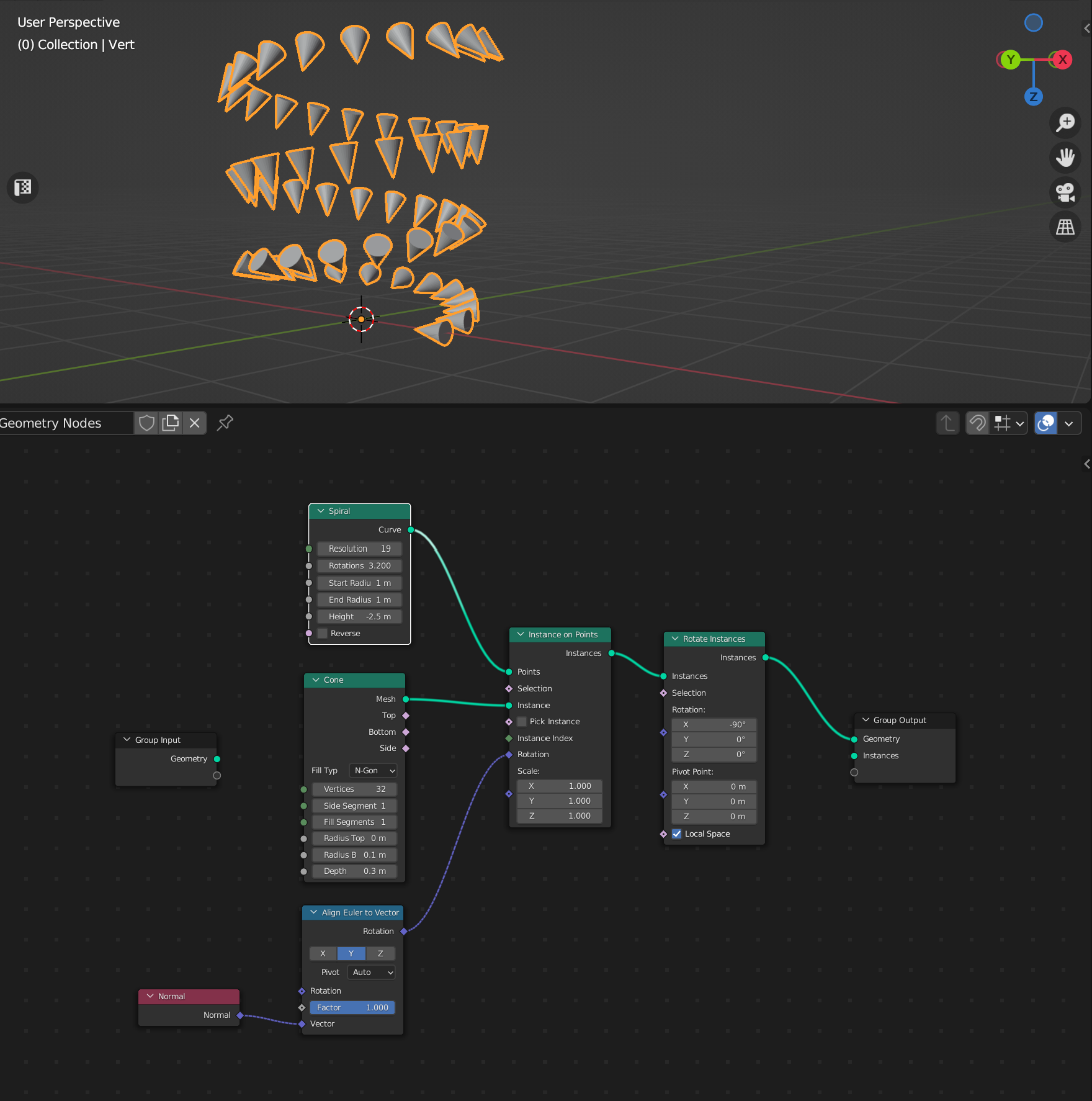 Geometry Nodes Setup