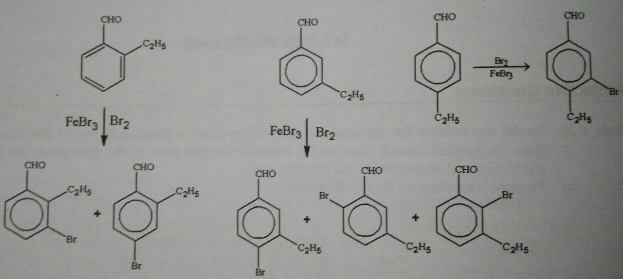 Bromination of ethyl substituted benzaldehydes