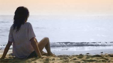 girl on the beach