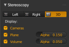 camera display options