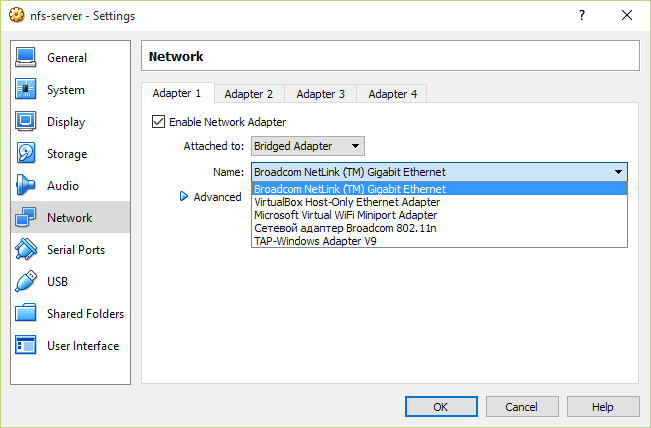 Virtualbox Bridge for Wifi adapter