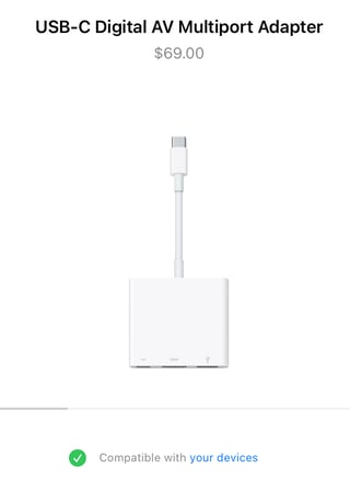 Apple USB-C Digital AV Multiport Adapter