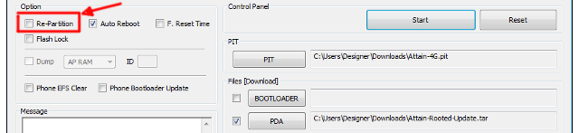 Unchecked Re-Partition