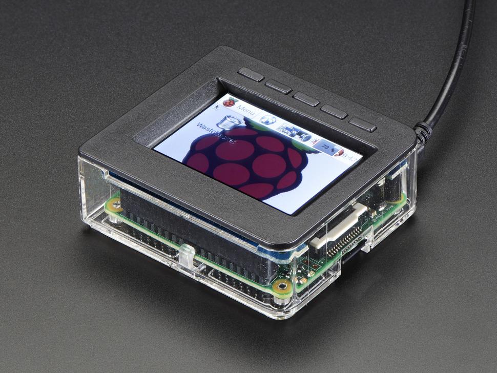 Faceplate and Buttons Pack for 2.4" PiTFT HAT - Raspberry Pi A+