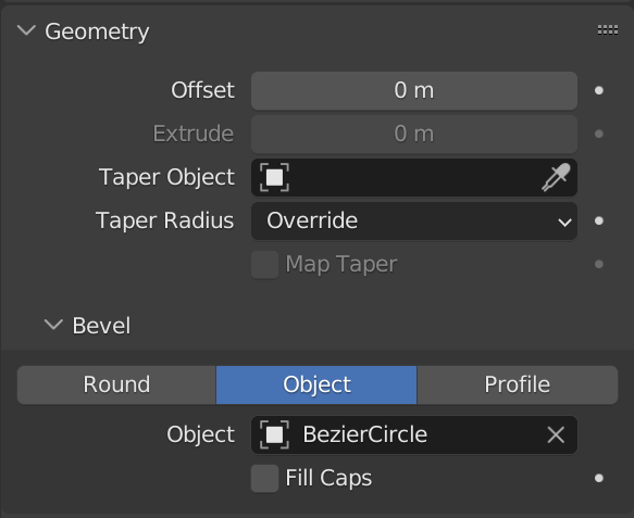 Profile Curve Setup