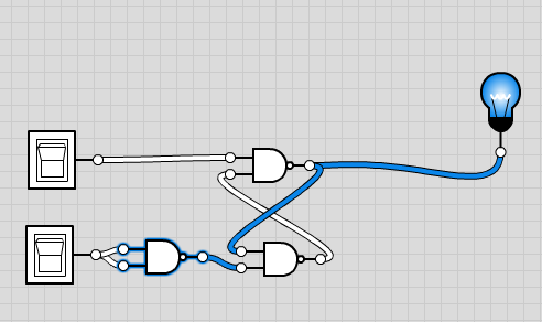 NAND gate schematic