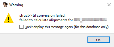 struct->til conversion failed