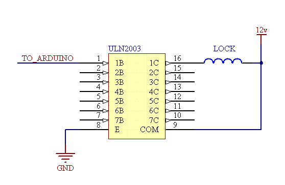 Wiring up an electric lock