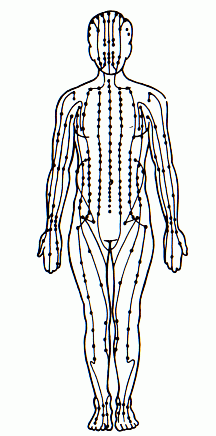 Acupuncture map