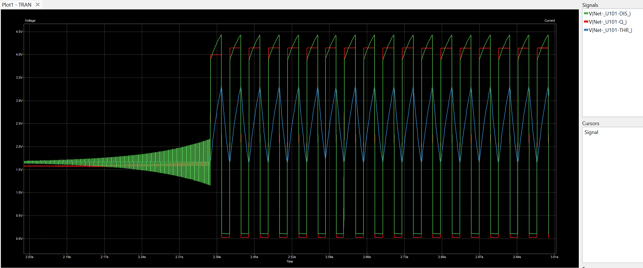 NE555 simulation