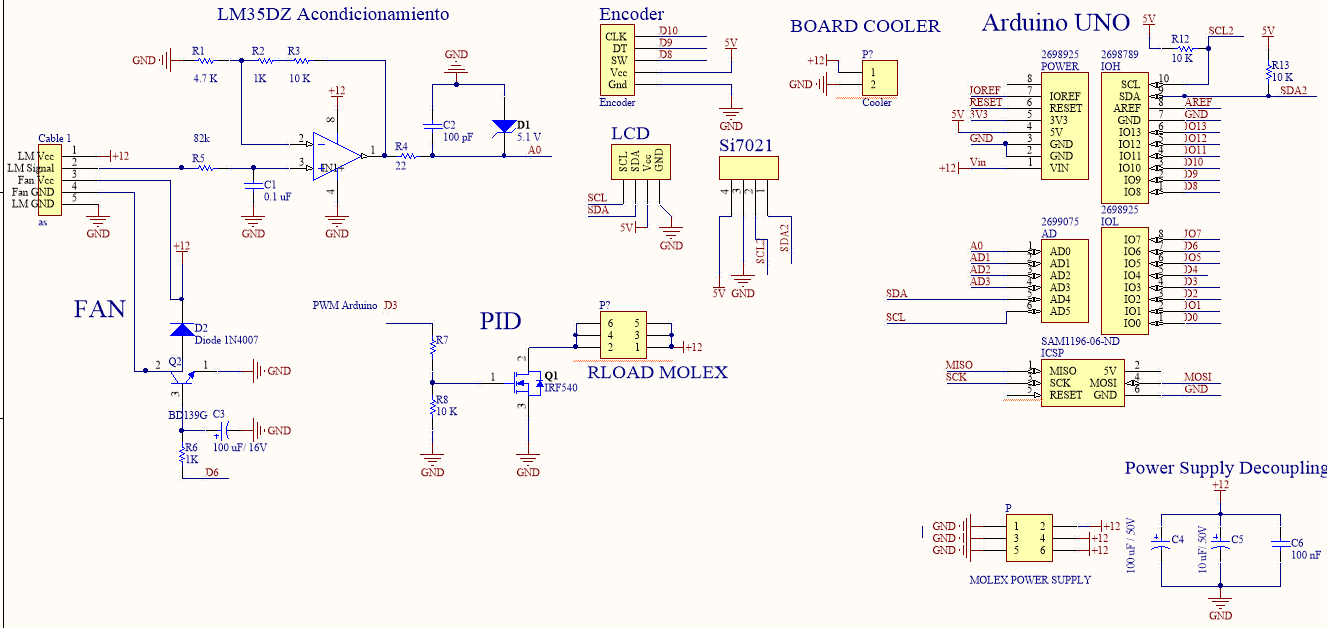 Schematics for the entire thing