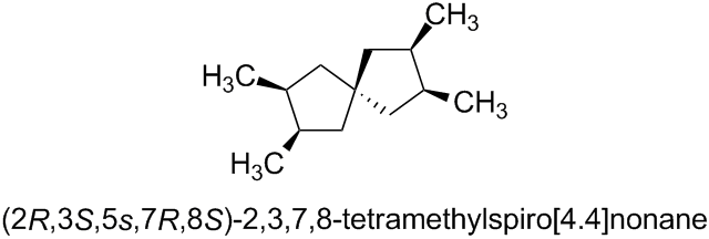 (2R,3S,5s,7R,8S)-2,3,7,8-tetramethylspiro[4.4]nonane