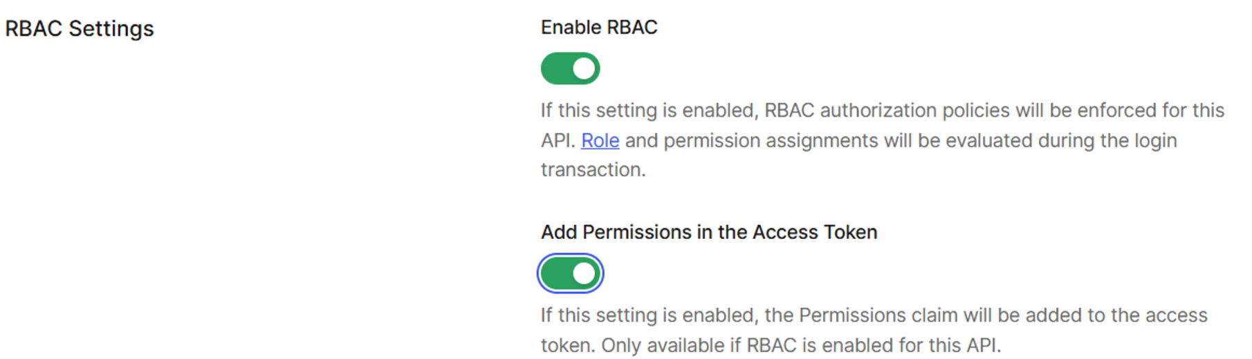 API Settings