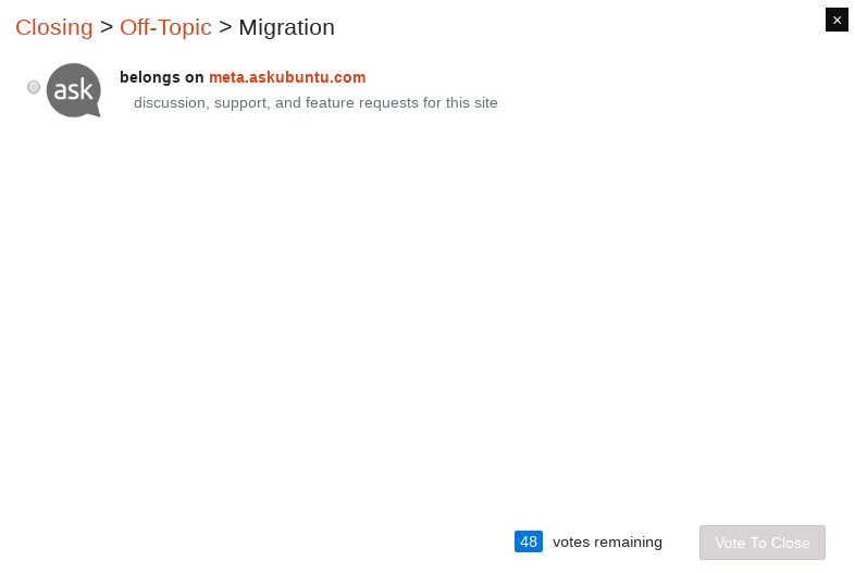 Migration paths