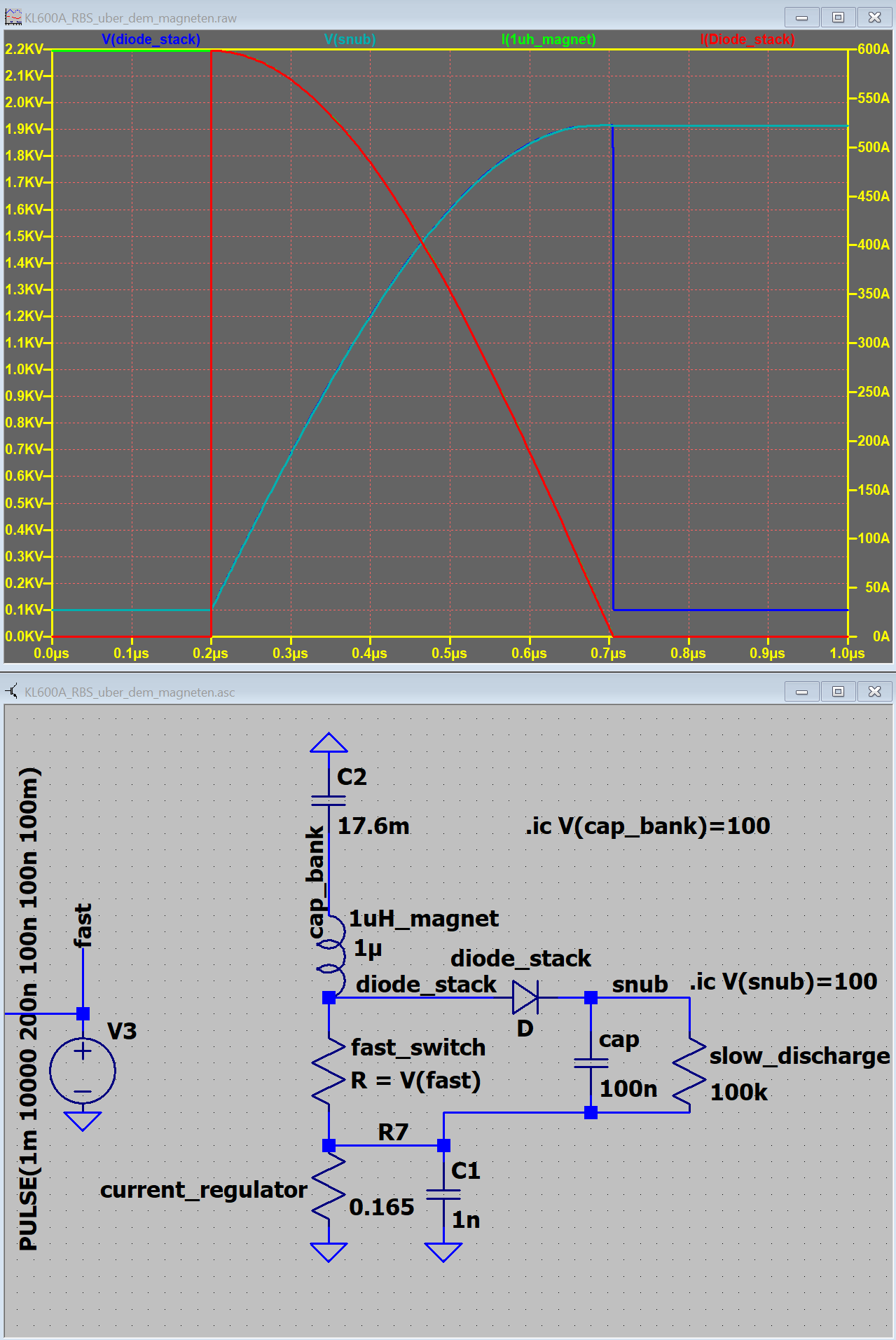 simulation of the whole circuit