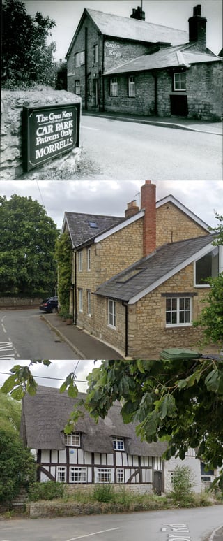 Three photos of South Hinksey