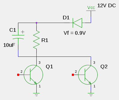 capacitor charge/discharge