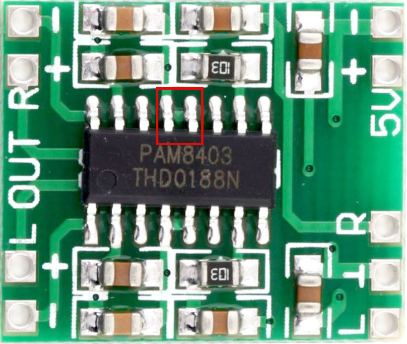 PAM8403 2 x 3W Amplifier Board