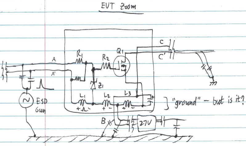 closeup schematic