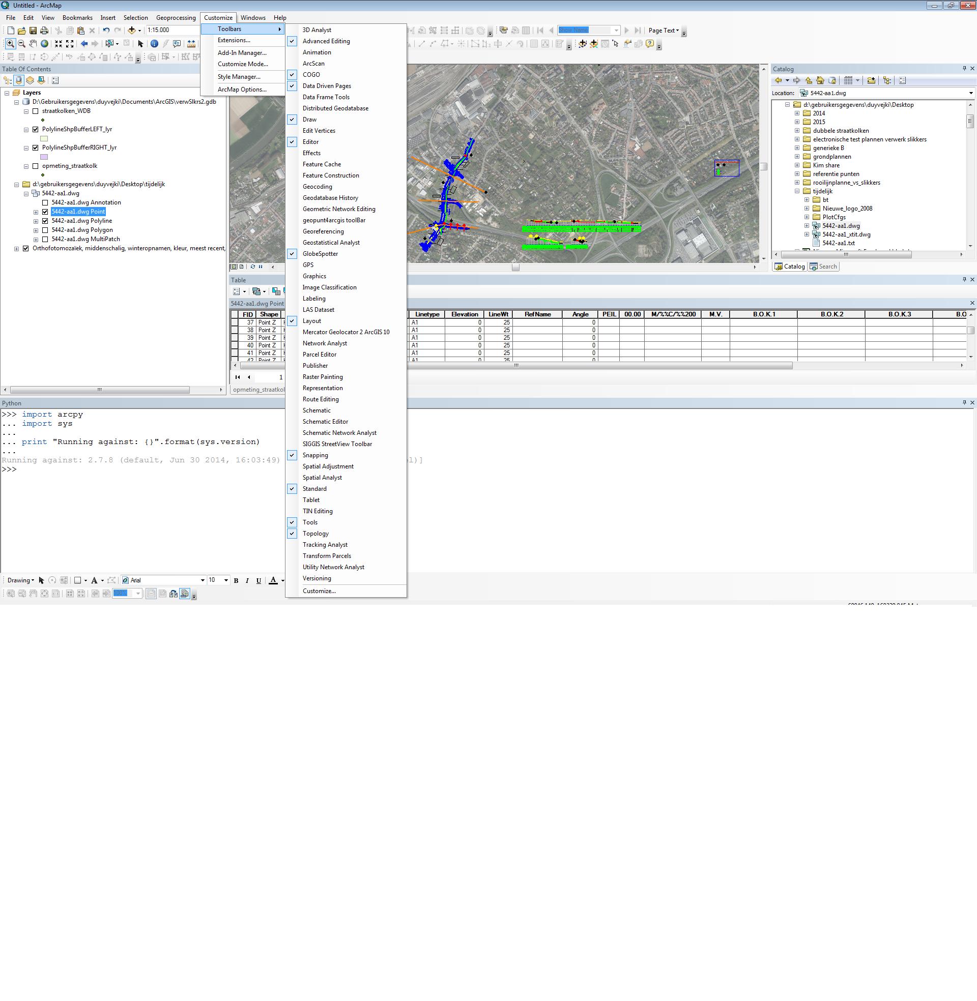 in arcgis 10.3