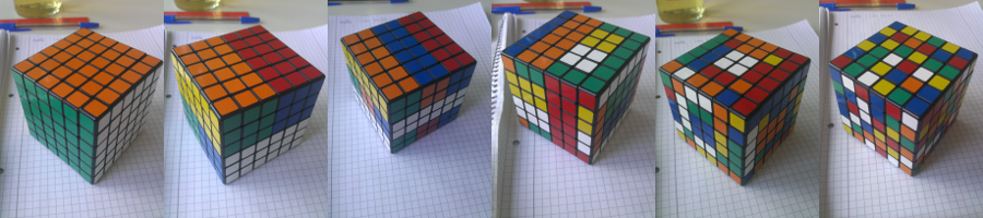 Using my 6x6 as cubes of smaller size