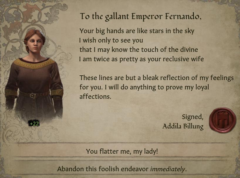 poetry for emperor fernando - winning screenshot contest 31