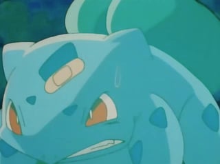 Ash's Bulbasaur resisting evolution