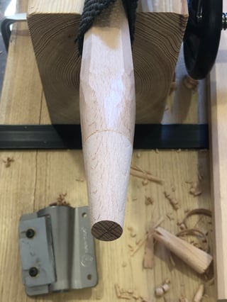 Final tapered tenon