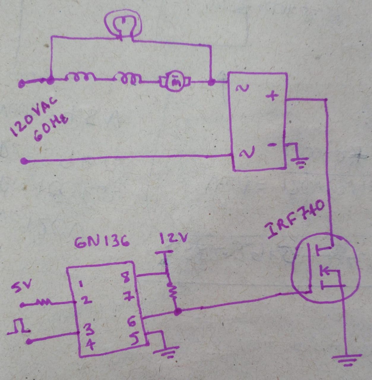 AC chopper for Universal motor