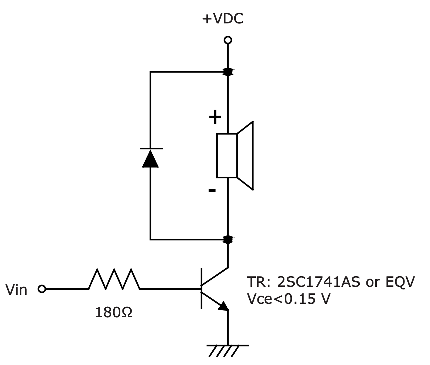 buzzer driver circuit