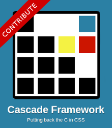 Cascade Framework - Putting back the C in CSS