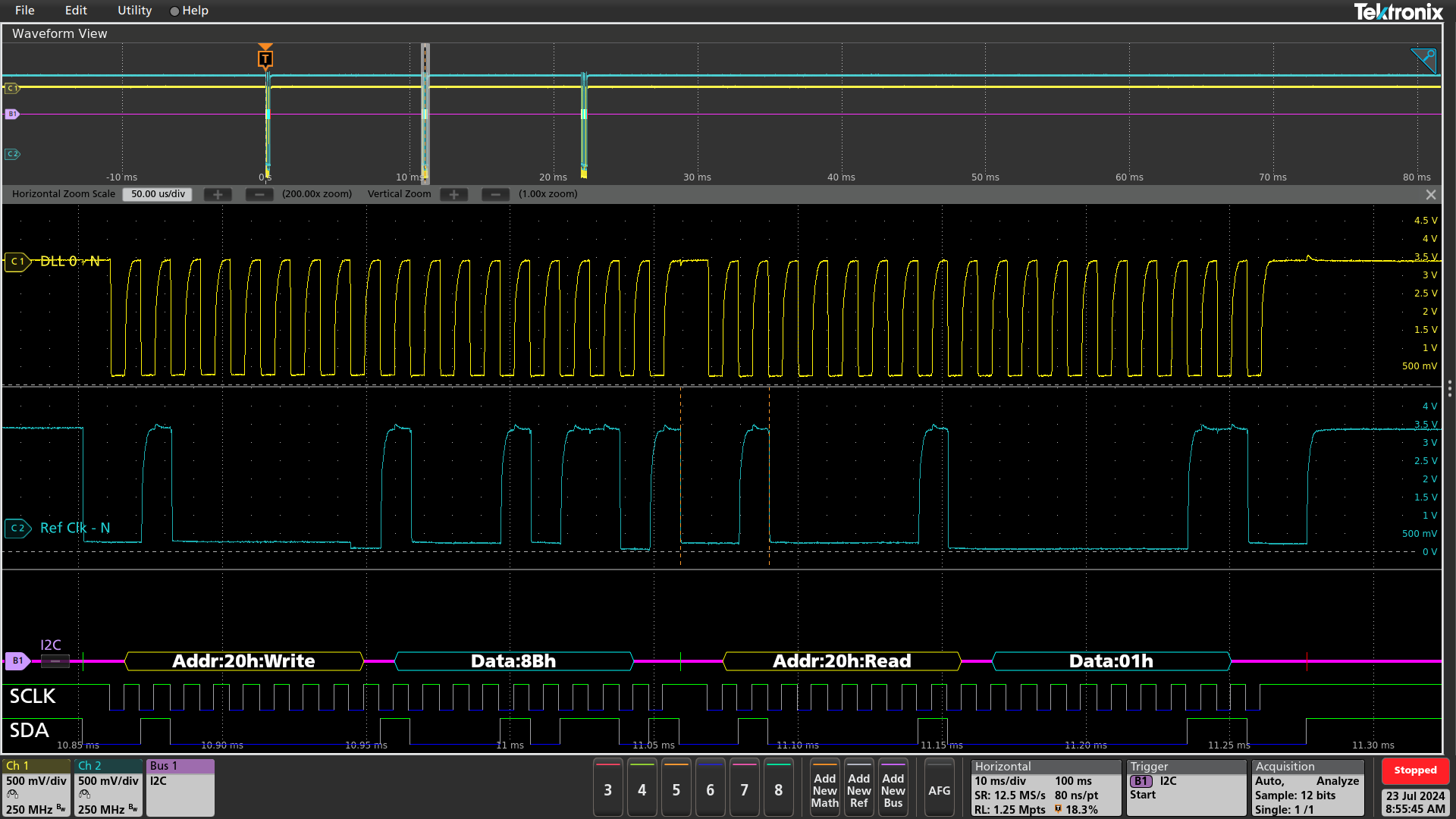 Linux reading voltage high byte