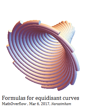 Constant Width Equidistant Curves