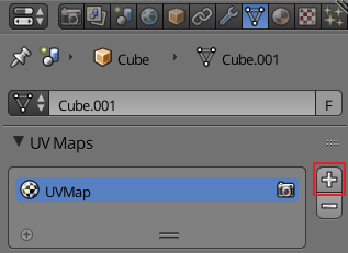 UV maps interface