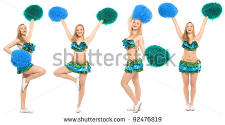 Shutterstock image of cheerleaders