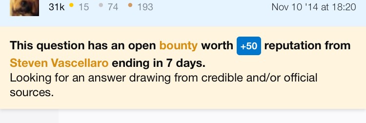 Adding a bounty to this question