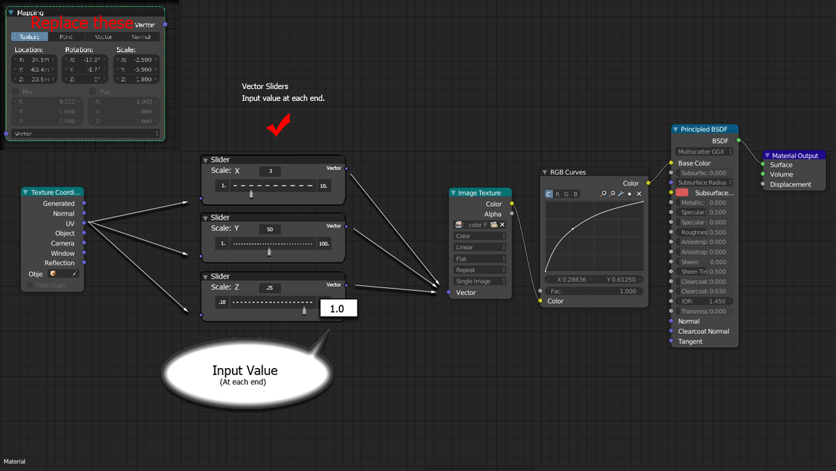 Wished for Vector Node Slider illustrations