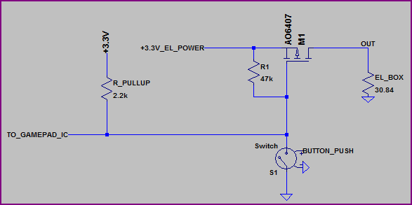 EL Wire switch 3.3V