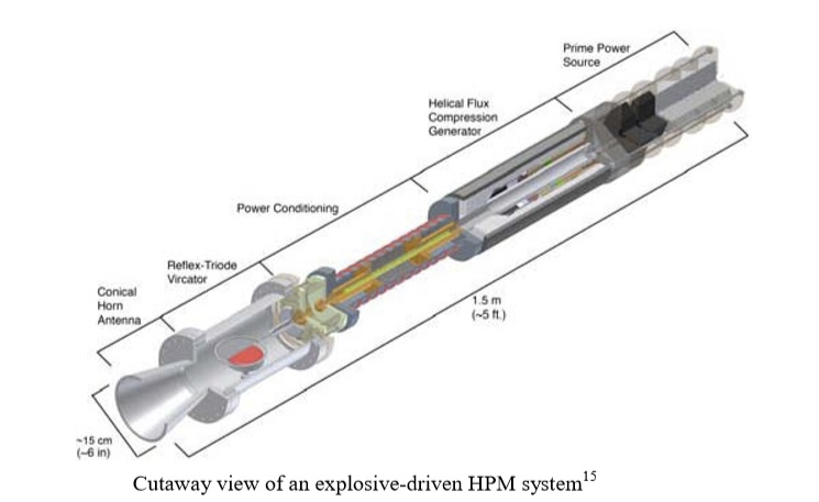 Bomb-powered EMP stick