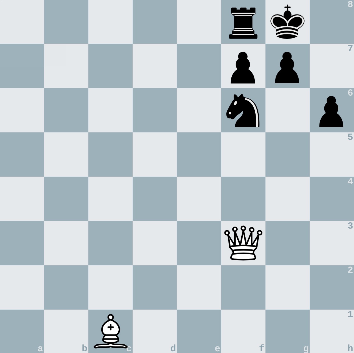 white can win a pawn