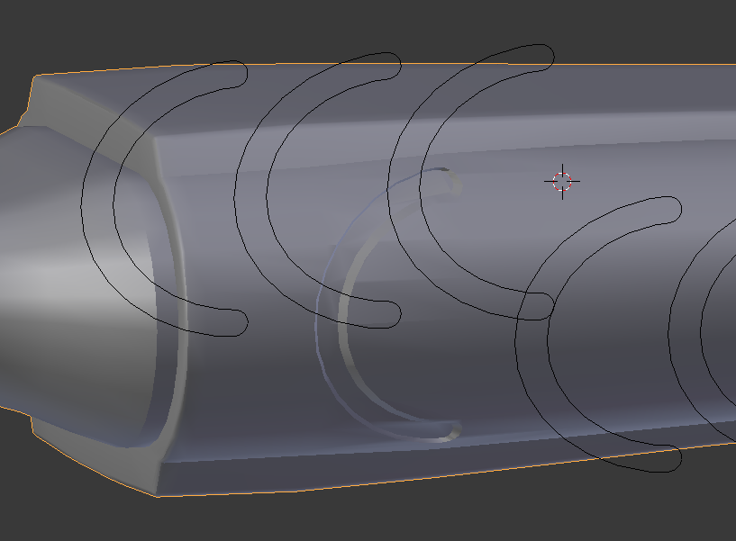 Curve projection method