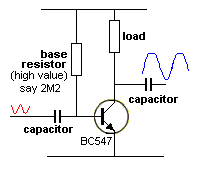 base with pull-up resistor