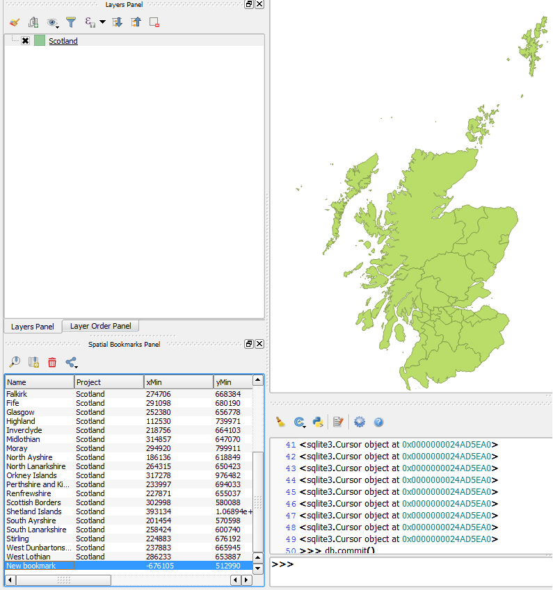 Scotland bookmarks