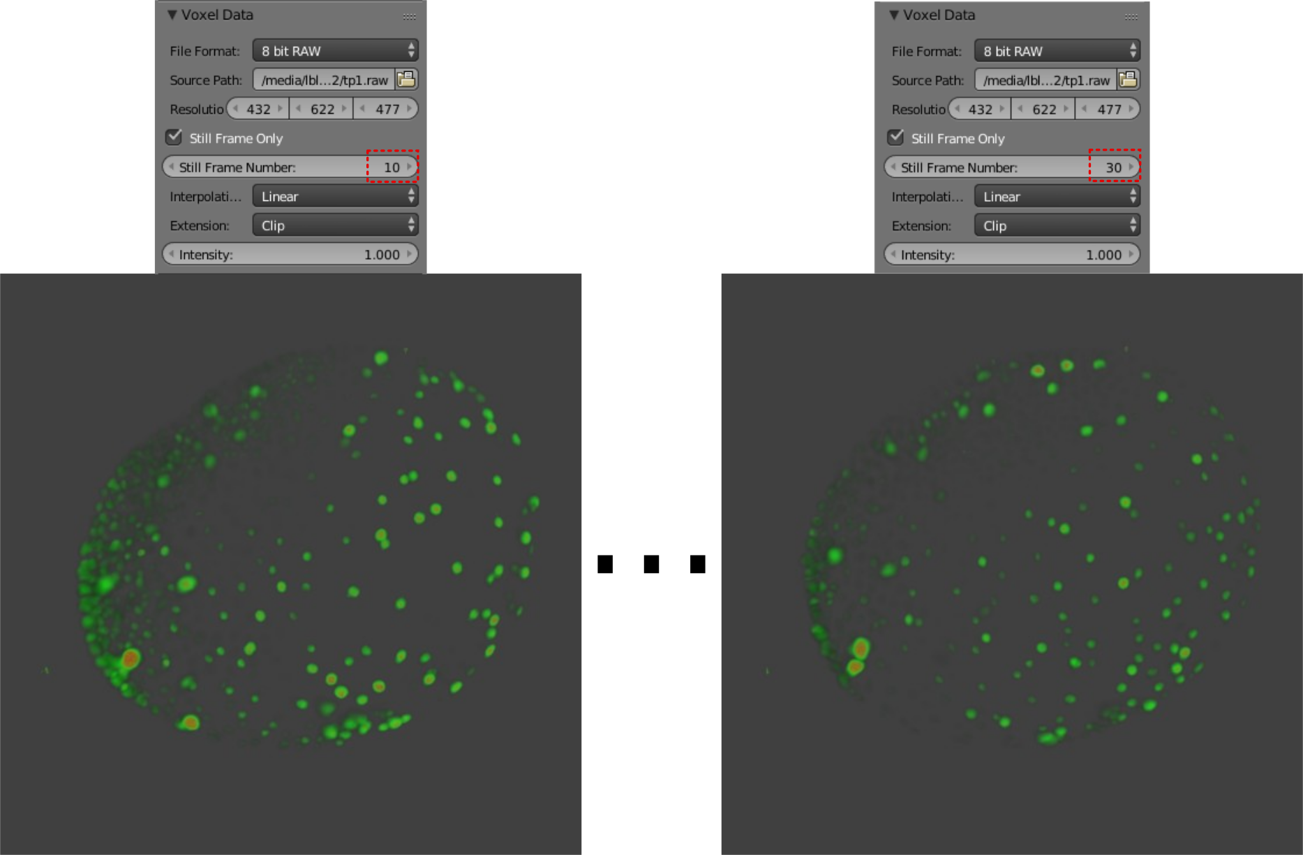 Rendering frame by frame works