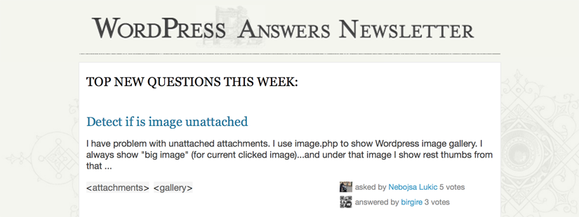 WordPress Development Weekly Newsletter