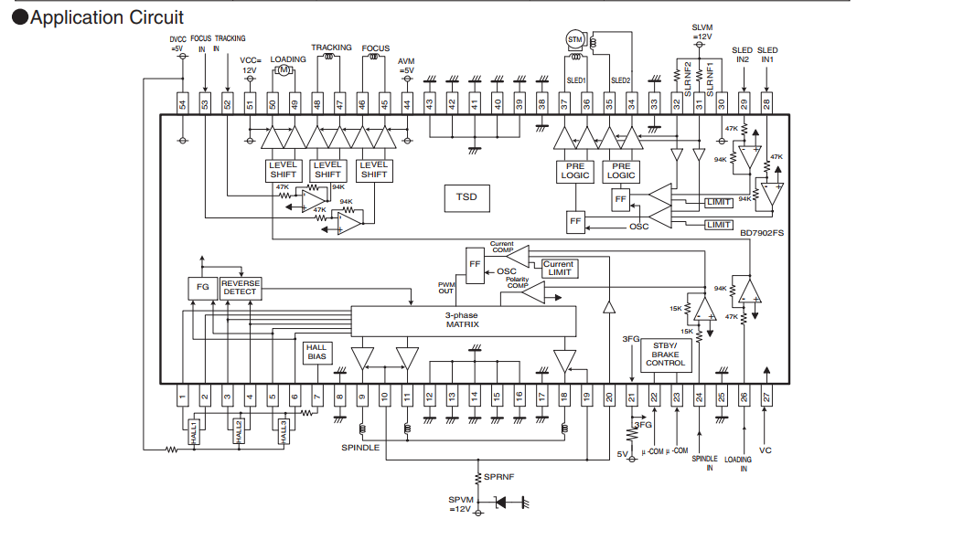 Image of the BD7907FS Circuit Diagram