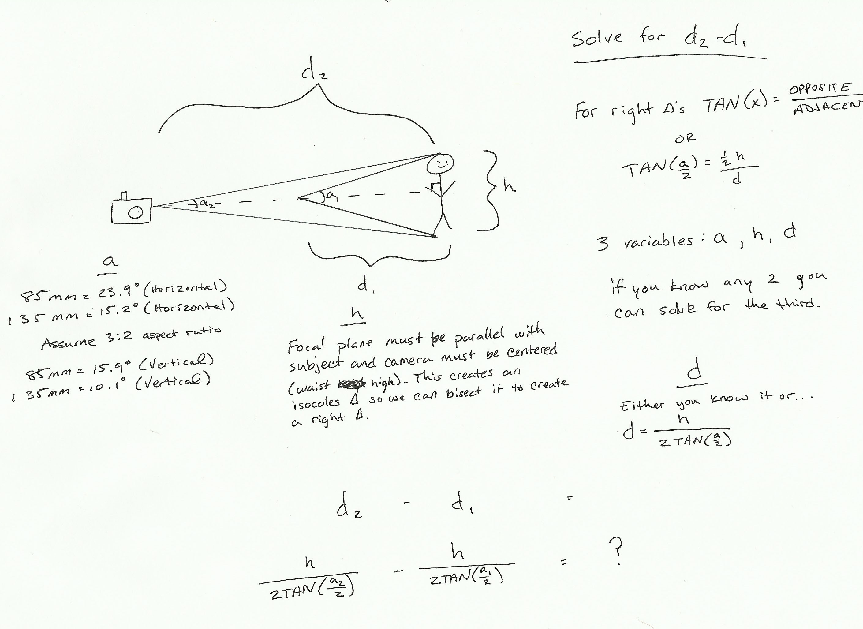 solving for distance