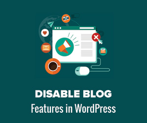 Disable Blogging - turn WordPress into a non-blogging CMS